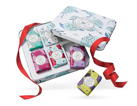 LA CHATELAINE Luxury Soap Collection Made with Organic Shea Butter (Set of 6)
