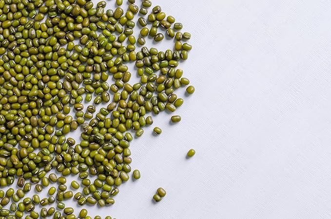 Fresh Whole Green Moong Beans By RawJoy