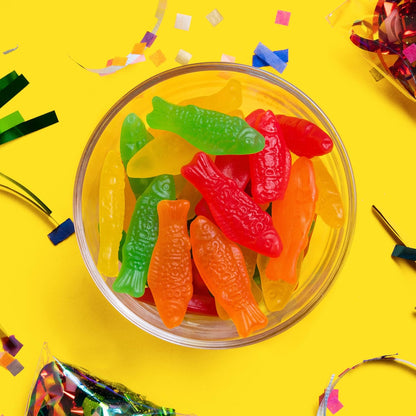 Swedish Fish Assorted Flavors Soft & Chewy Gummy Candy, 5 Pound Bag