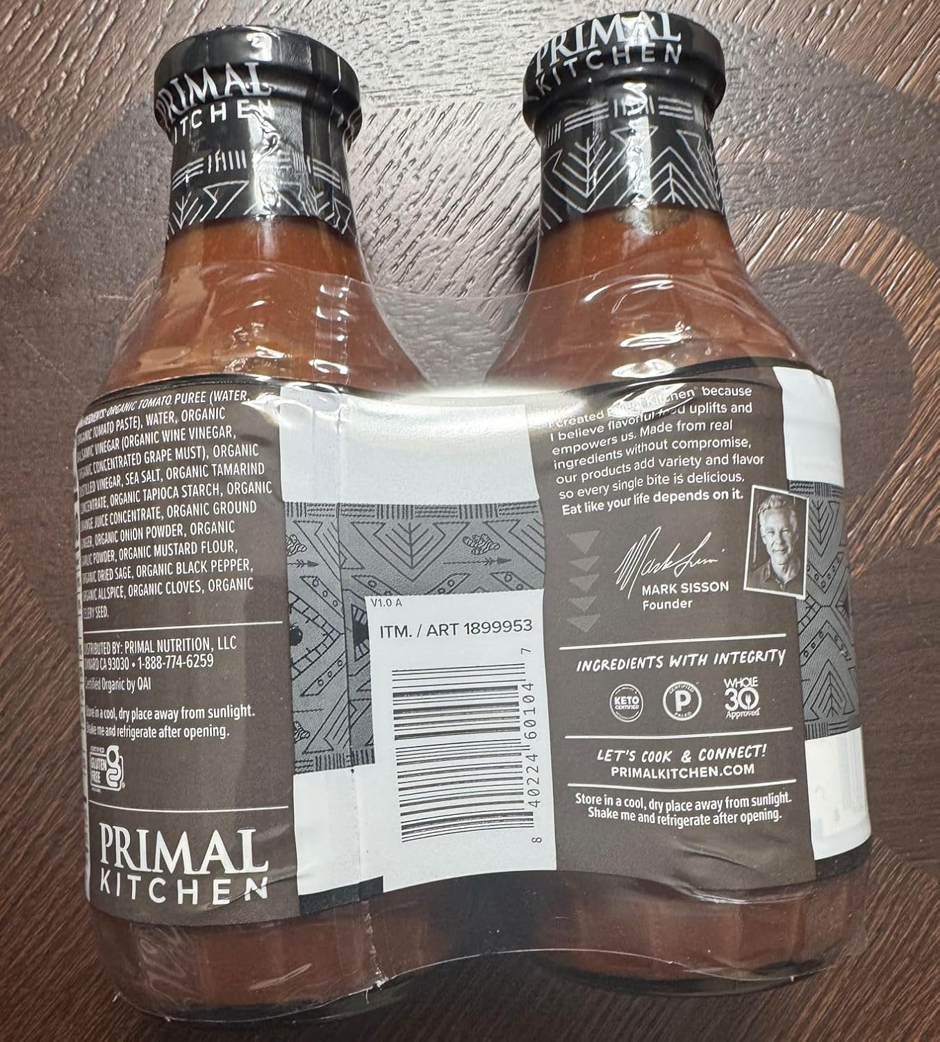 Primal Kitchen Organic Sugar Free Steak Sauce