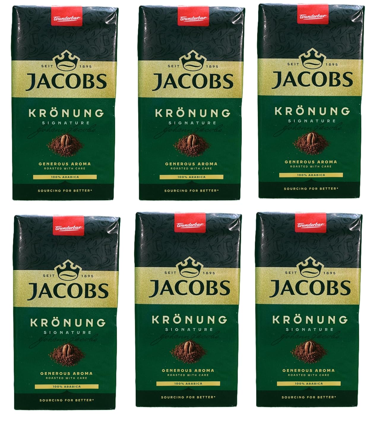 Jacobs Coffee Kronung Signature Arabica Coffee 500 g 12 per case