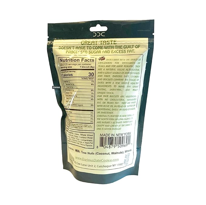 Darious Date biscuit cinnamon walnut