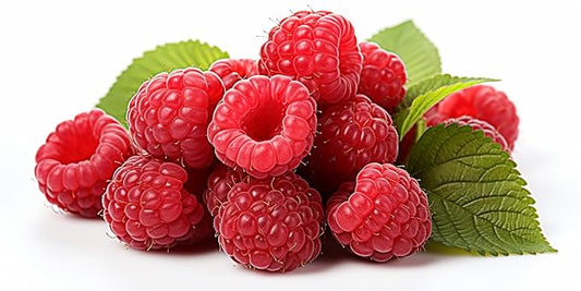 Fresh organic Delicious Juicy Raspberries by RawJoy Farms