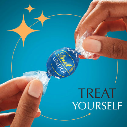 Lindt Lindor Sea Salt Milk Chocolate Truffles 25.4 oz Box 60 Pieces