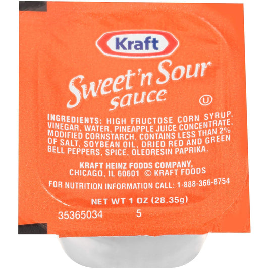 Kraft Sweet & Sour Sauce 1 oz cups (Case Pack of 100)
