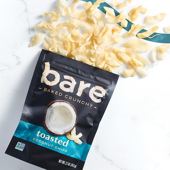 Bare Toasted Coconut Chips 1.2 oz Bag (Case pack of 12)
