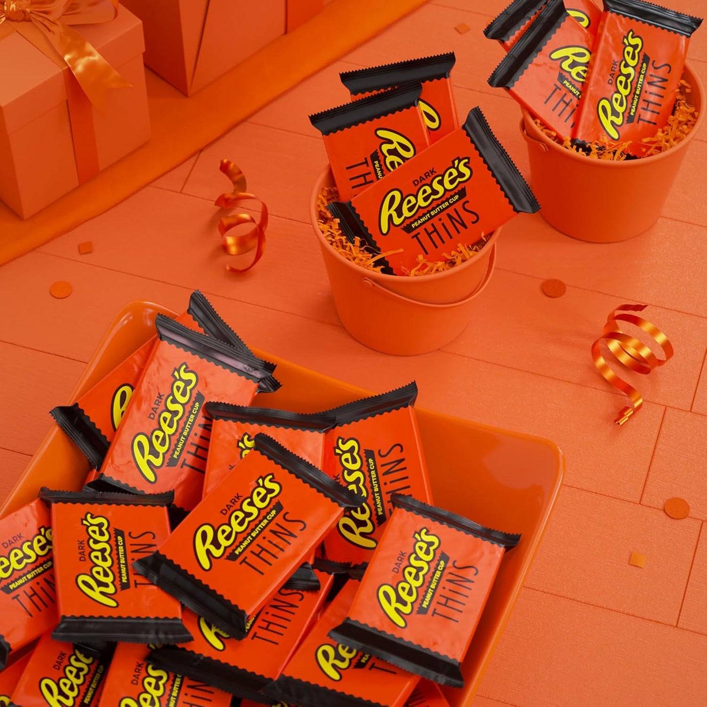 Reese's PB Cup Thins DK Chocolate 7.37oz (Pack of 8)