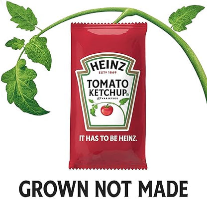 Heinz Ketchup Single Serve Packets (9g Packets, Pack of 1000)