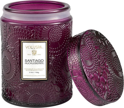 Voluspa Snatiago Huckleberry Mini Jar Candle 5.5 oz