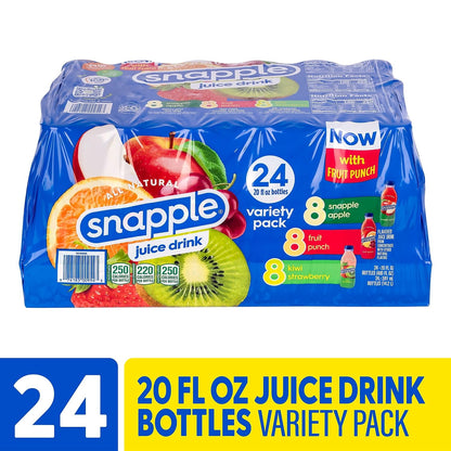 Snapple Juice drink variety pack 24 each