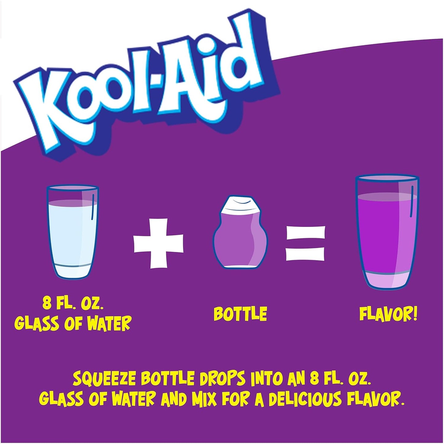 Kool Aid Grape Liquid Drink Mix 1.62 oz bottle( Case Packof 12)