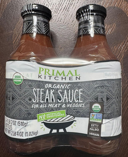 Primal Kitchen Organic Sugar Free Steak Sauce