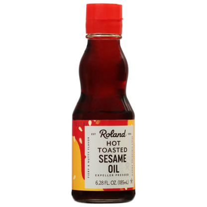 Roland Hot Sesame Oil 6.28 oz bottle (Case Pack of 12)