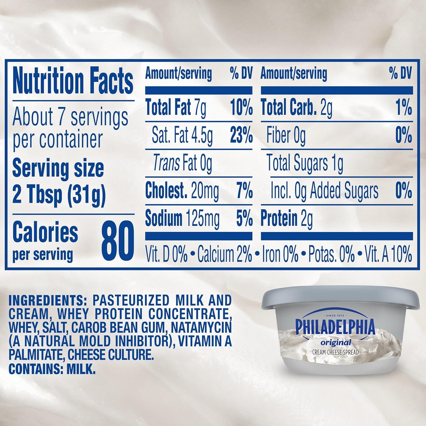 Philadelphia cream cheese 8 oz cup