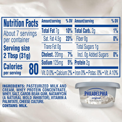 Philadelphia cream cheese 8 oz cup