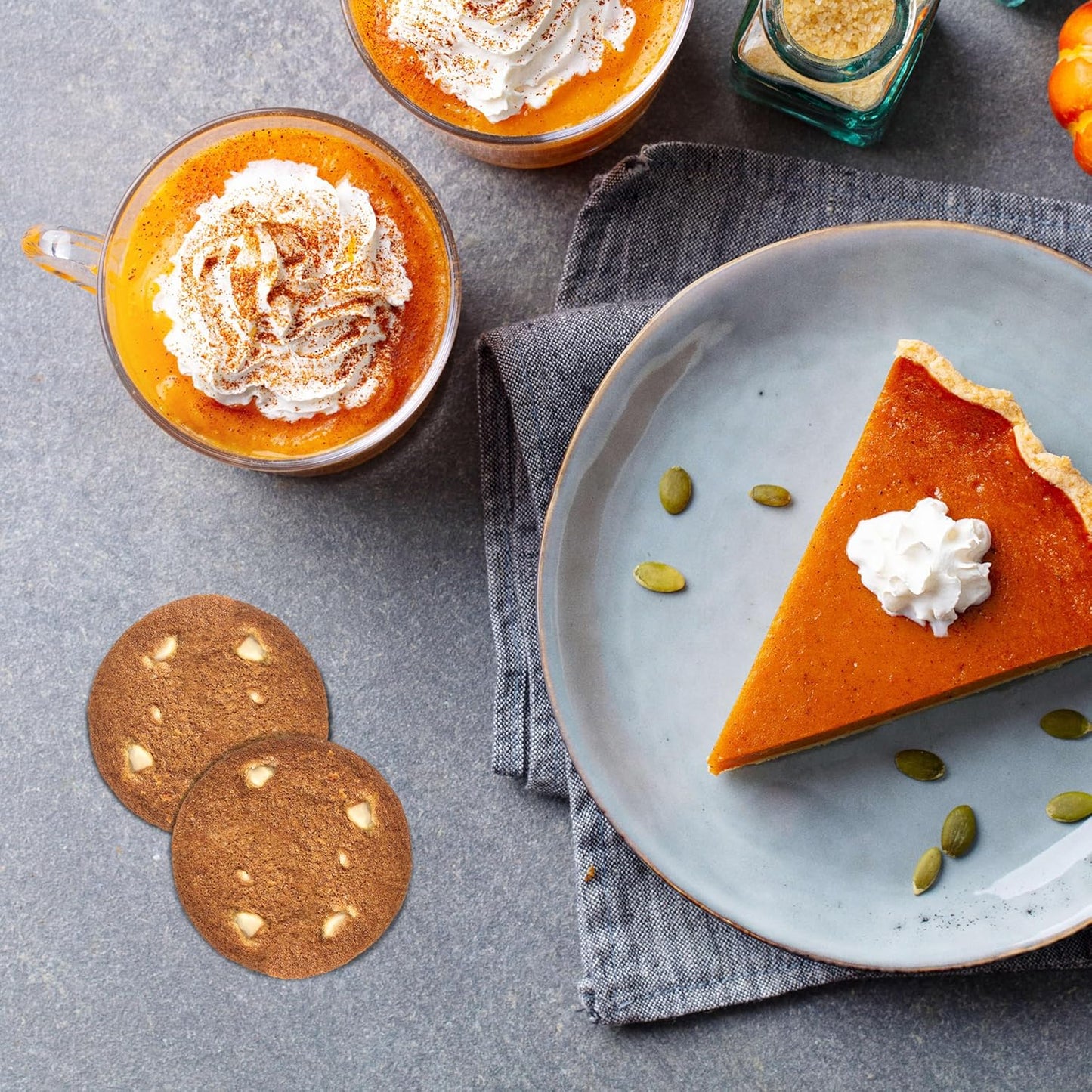 Tate's Pumpkin Spice Cookies 6.5oz ( pack of 4)