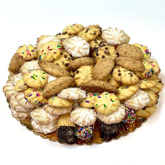 Best Cookies – 4 lb. Gourmet Italian Christmas Cookie Platter,Day Gifts, 100+ Cookie Gift Basket