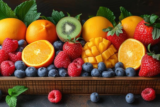 Fresh Varity Fruit Gift Basket by RawJoy Farms.