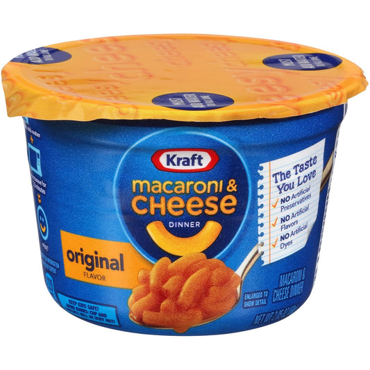 Kraft Easy Macaroni & Cheese Cups 2.05 oz cups (8 Pack)