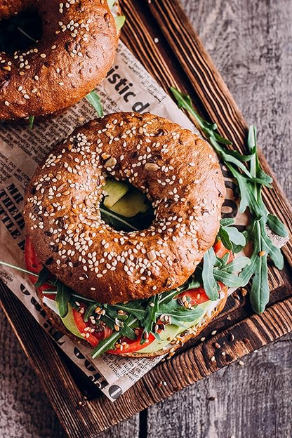 RawJoy Delicious Fresh Baked New York Multigrain Bagel
