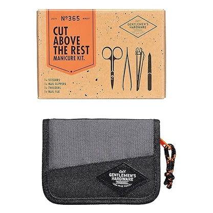 Gentlemen's Hardware Manicure Kit, 4-piece, 1 count