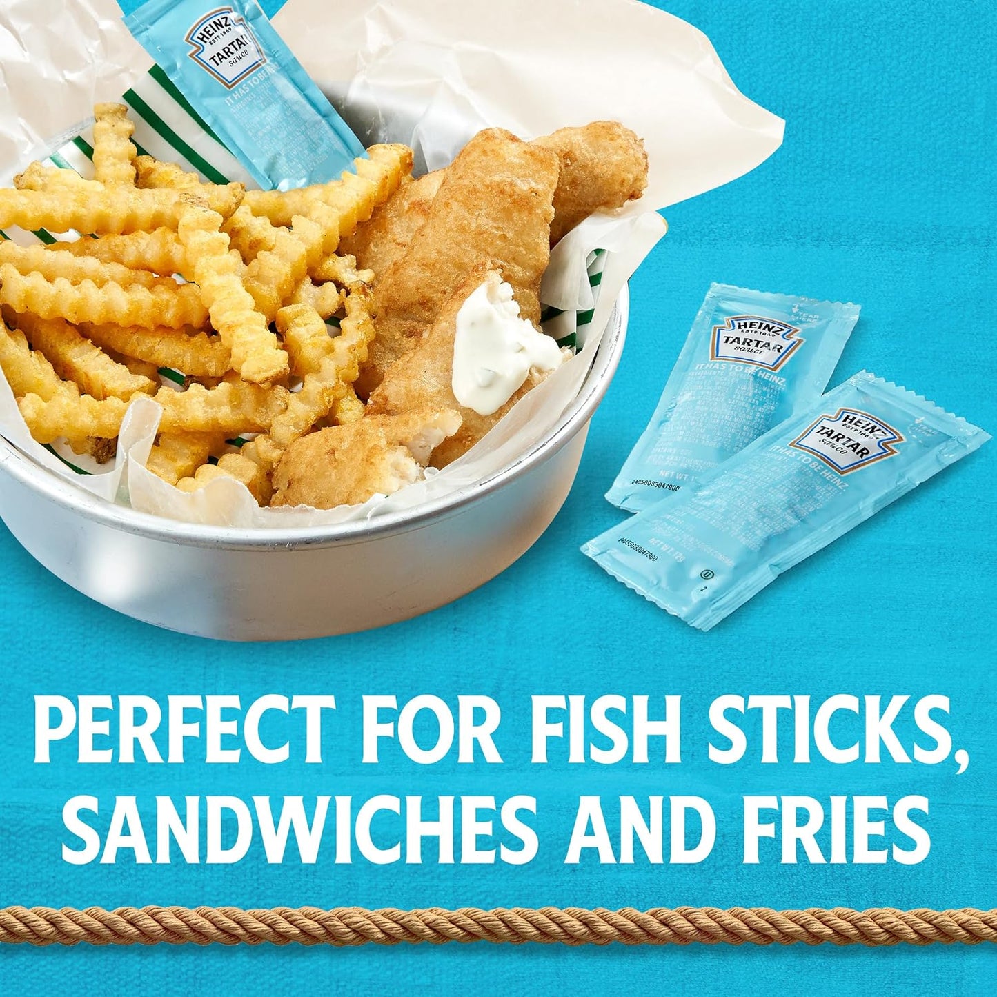 Heinz Tartar Sauce Packets 0.42 oz packets (Case Pack of 200)