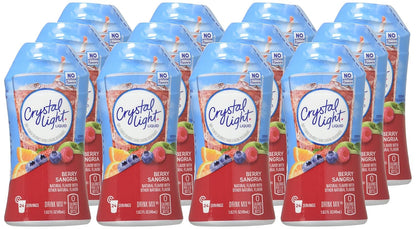 Crystal Light Liquid Berry Sangria Drink Mix 1.62 fl oz Bottle (Case Pack of 12)