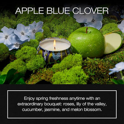 Voluspa Apple Blue Cover Candle 4 fl oz