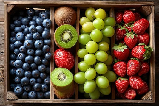 Fresh delicious Gift Fruit Basket by RawJoy Farms.