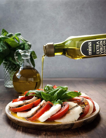 Mina Extra Virgin Olive Oil Single Origin Gourmet Moroccan Olive Oil Cold 16.9 os