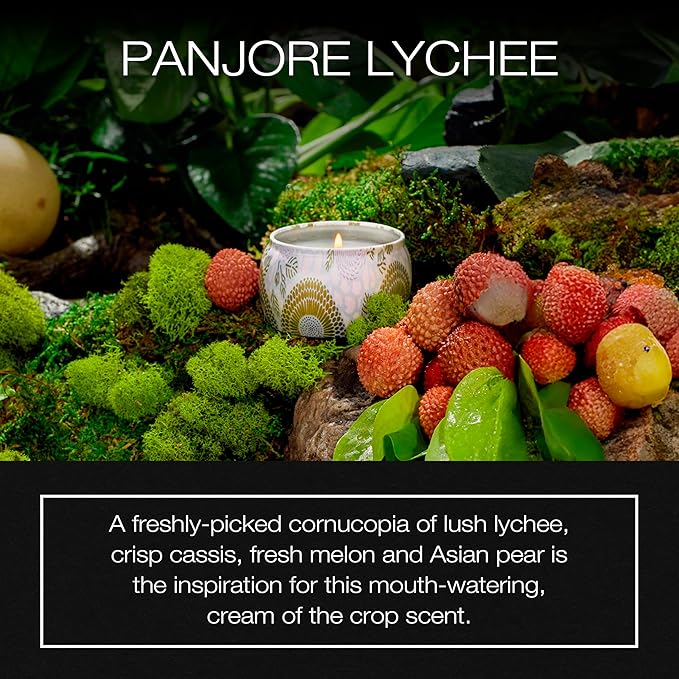 Voluspa Mini Tin Candle - Panjore Lychee 4oz Mens Home Scent