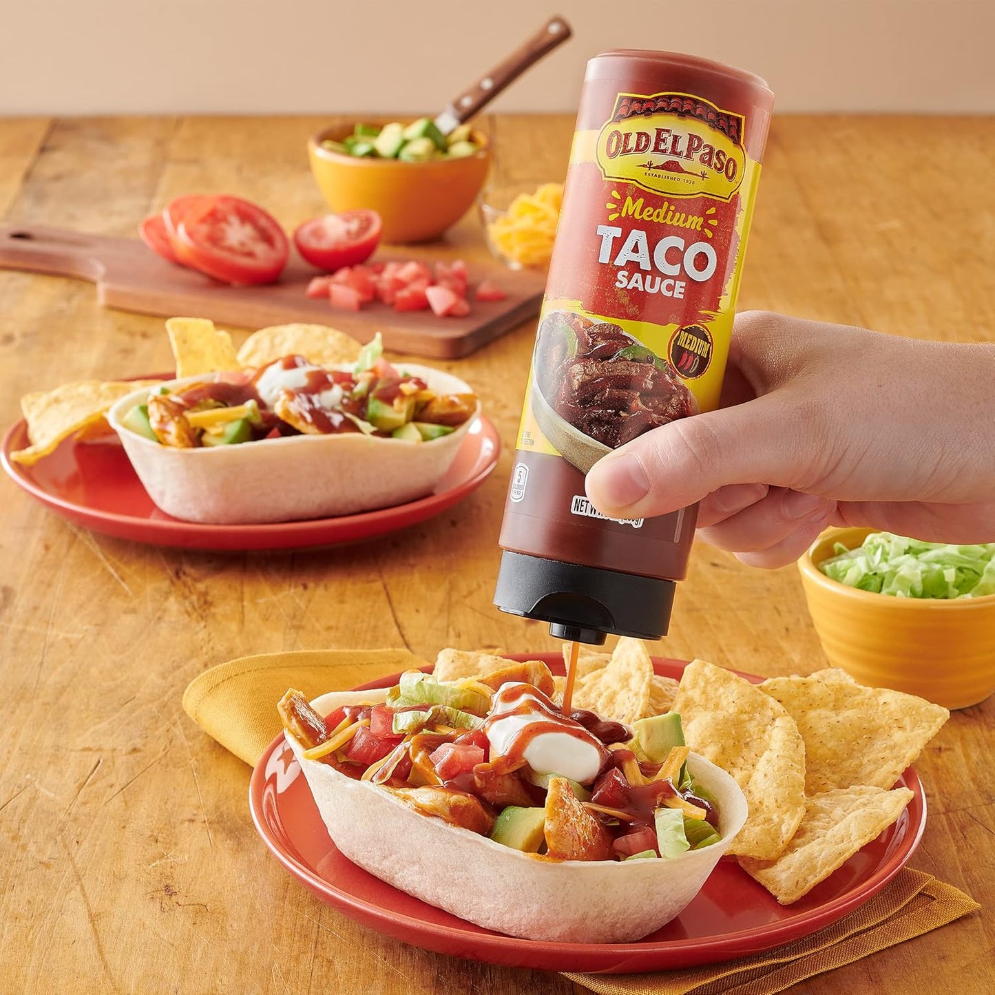 Old El Paso Medium Taco Sauce 9 oz bottle