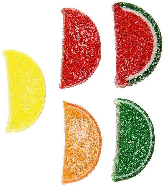 Nassau Candy Fruit Slice, Assorted, 5 Pound