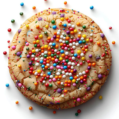 RawJoy Fresh New York City Rainbow Sprinkle Cookies