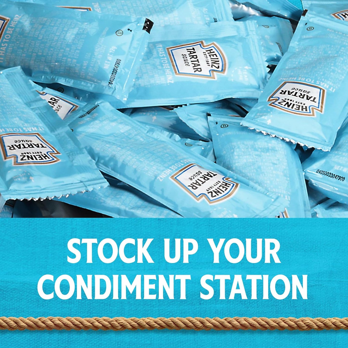 Heinz Tartar Sauce Packets 0.42 oz packets (Case Pack of 200)