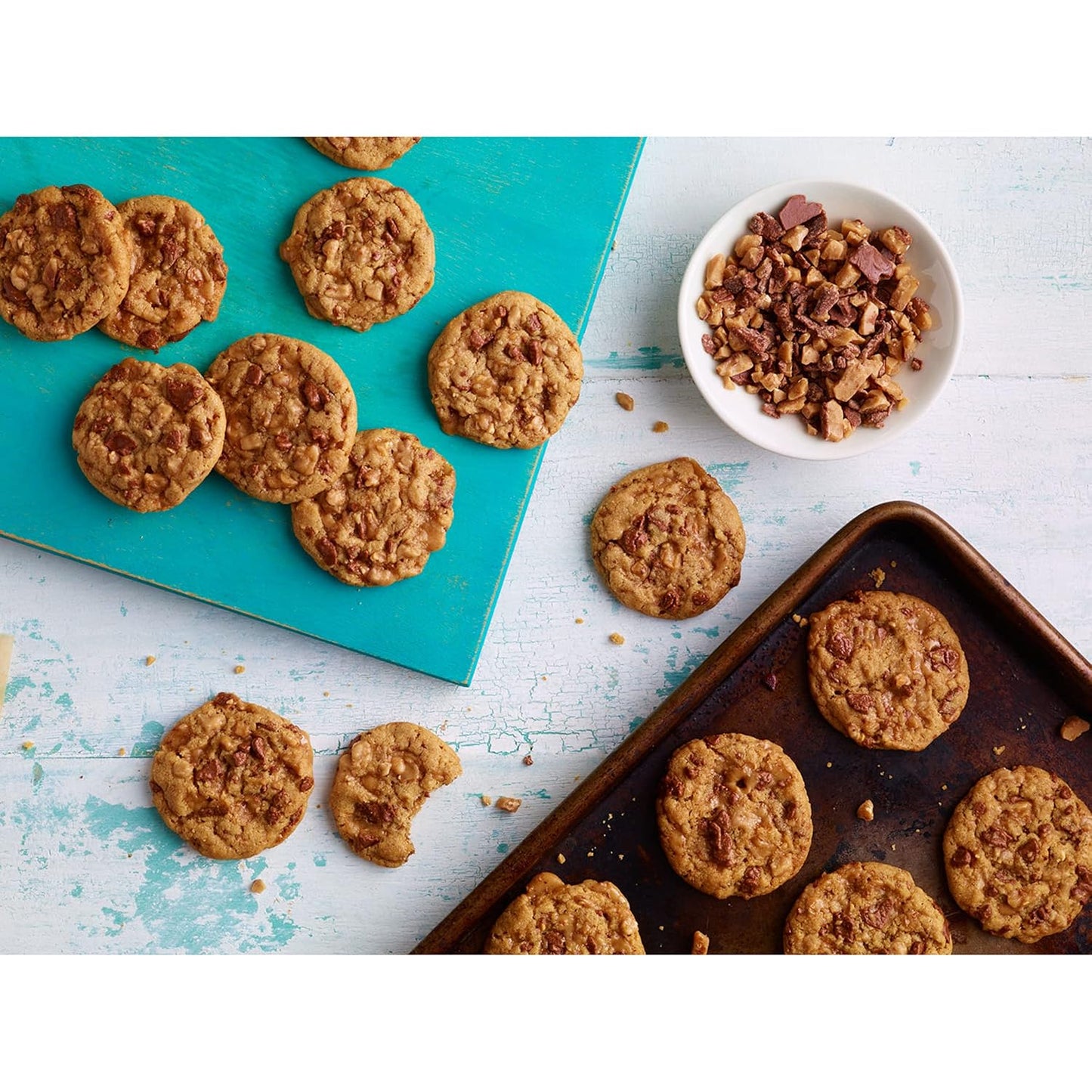 Hershey's Milk Chocolate English Toffee Bits 8 oz Bag