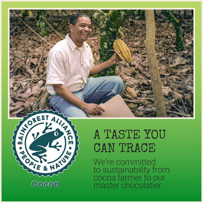 Chocolove Mint Crème Bars | 55% Cocoa | Infused with Dairy Free Peppermint Creme in Creamy Dark Chocolate | Non GMO, Rainforest Alliance Certified, 3.2oz Bar (10 Pack)