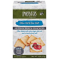 PartnersOlive oil & sea salt crackers