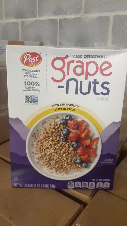 Post Grape Nuts Cereal 20.5 oz box