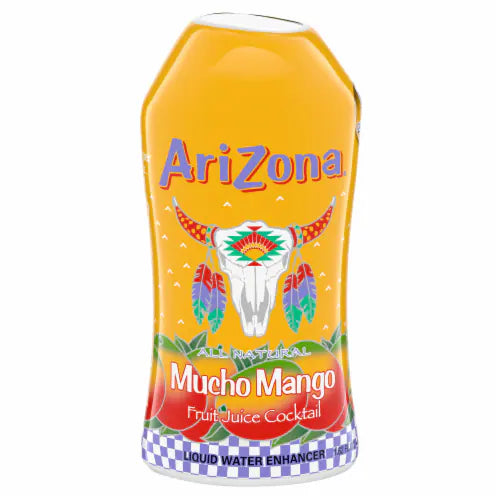 Arizona Mucho Mango Liquid Water Enhancer 1.62 oz bottles ( Case Pack of 12)