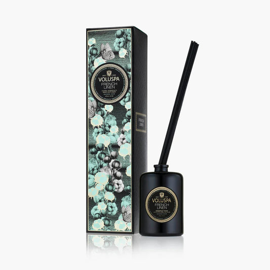 Voluspa Maison Noir French Linen Reed Diffuser