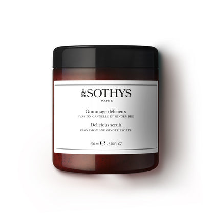 NEW Sothys Delicious Scrub - Cinnamon & Ginger Escape 200ml Womens Skin Care