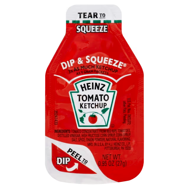 Heinz Ketchup Dip & Squeeze Cups .95 oz (pack of 50)