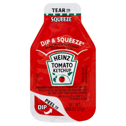Heinz Ketchup Dip & Squeeze Cups .95 oz (pack of 50)