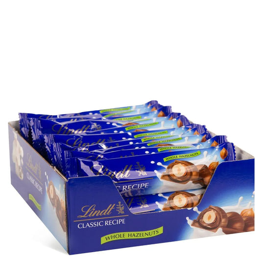 Lindt Classic Recipe Hazelnut Milk Chocolate Bars 1.2 oz bar (Case Pack of 18)