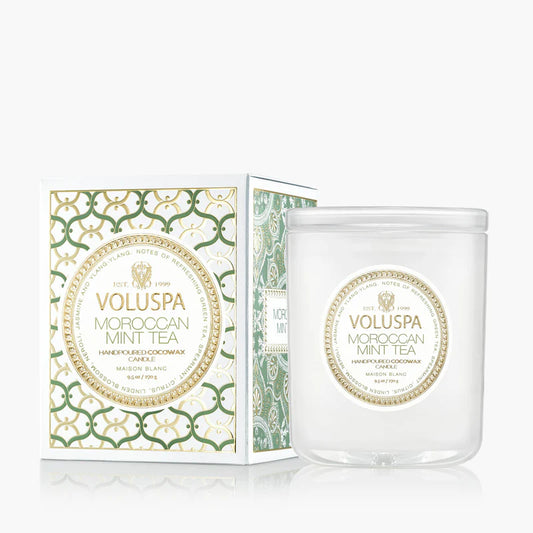 VOLUSPA MOROCCAN MINT TEA - 9.5 OZ Handpoured Cocowax Candle