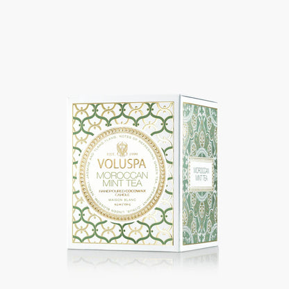 VOLUSPA MOROCCAN MINT TEA - 9.5 OZ Handpoured Cocowax Candle