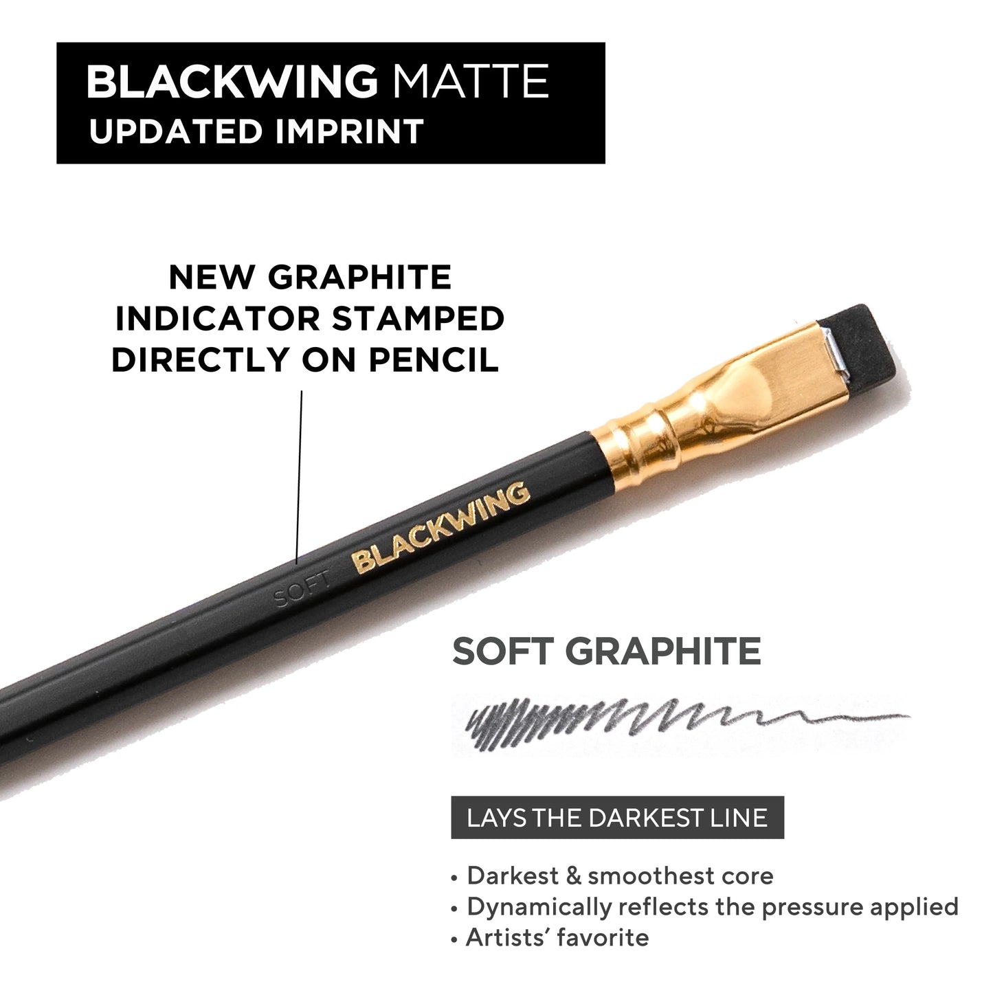 Palomino Blackwing Matte Pencils - 12 Count Black
