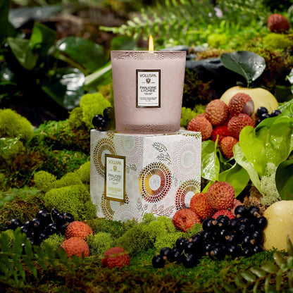 Panjoree Lychee Scalloped Edge/classic candle 9 oz