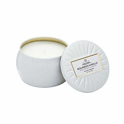 Voluspa Bourbon Vanille Petite Tin Candle, 4 Ounces